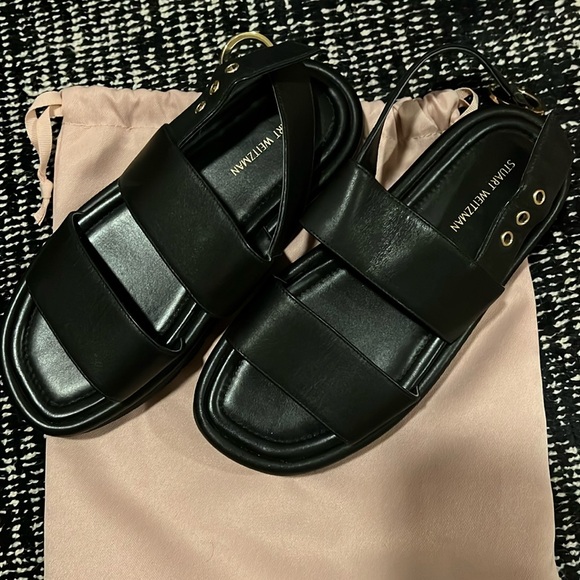 Stuart Weitzman leather sandal - Picture 2 of 6